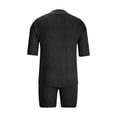 thumbnail image 4 of Cameland Ensemble de Sport Deux Pièces pour Homme Pantalon Décontracté Manches 3/4 Col en V Survêtement, 4 of 5