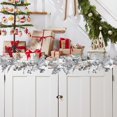 thumbnail image 4 of Meitianfacai 6 Ft Christmas Decoration Rattan Scene Setting Props Wall Hanging Simulation Vines Christmas Party Home Decoration, Argent, 4 of 6