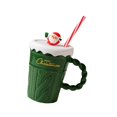 thumbnail image 4 of Elodie Christmas Ceramic Mug Creative Breakfast Mug Water Cup Beverage Drinking Mug Green, 4 of 8