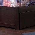 thumbnail image 4 of Mission Lit Plateforme Simple en Bois avec Pied de Lit et Tiroirs de Rangement, Couleur Espresso, 4 of 9