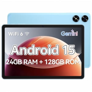 Frameflow tablette 10.1 de pouce, Android 15 Comprimé avec processeur Octa-Core, 24GB RAM 128GB ROM 1 TB Élargissable, 1280x800 IPS Toucher Sc