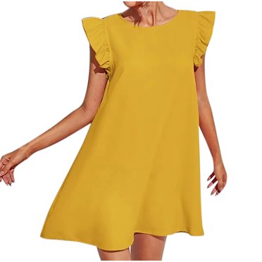 Levmjia Robe de Nuit d'Été pour Femmes en Coton à Manches Courtes, Ample et Confortable, Vêtement de Nuit pour Femmes, Robe Décontractée pour la Maison avec Imprimé Floral, Robe de Nuit Respirante et Douce