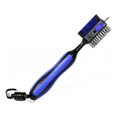 thumbnail image 1 of QualitChoice Double-Sided for Golf Club Cleaning Brush Reusable Stain Maintenance Tool with Groove Outside Training Accessories Blue 1Set, 1 of 6