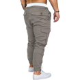 thumbnail image 4 of Pantalon Droit Urbain Ajusté pour Hommes, Pantalon Cargo Décontracté, 4 of 4