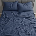 thumbnail image 3 of Nestl King Sheet Set, 1800 Series Microfiber Deep Pocket 4 Piece Bed Sheet Set, 3 of 8