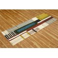 thumbnail image 3 of Casavani Hand Tufted Blue Cotton Dhurrie Hallway & Kitchen Runner Rug Home Decor Kilim 6x12 feet, 3 of 7