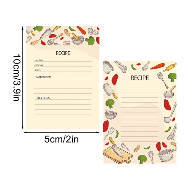 EGNMCR Kitchen Gadgets, Kitchen Accessories, Kitchen Utensils, Kitchen Tool Kitchen Cooking Food Ingredients Recipe Card recipe cards