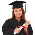 thumbnail image 2 of MIASHUI Preschool Kindergarten Graduation Gown Cap Set with Tassel and Graduation Sash,Black,8-10 Years, 2 of 9