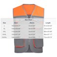 thumbnail image 4 of Mineart Safety Vest for Men Reflective Hi Vis Zip Up Work Waistcoat Multi Pocket for Outdoor Working, 4 of 4