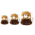 thumbnail image 3 of HUASHENG Animal en Peluche Rond Rolly Compagnons Adorables Amusants 5 /8/11 Pouces, 3 of 7