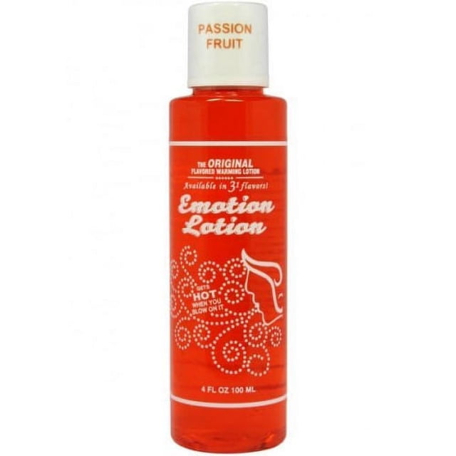 Emotion Lotion Flavored Warming Massage Oil, Passion Fruit 4 oz