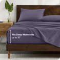 thumbnail image 4 of Bare Home 100% Organic Cotton Sheet Set - Sateen Weave, 4 of 7