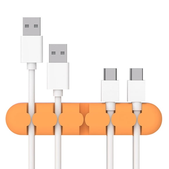 Chmadoxn Convenient Desktop Cable Charger Data Cable Storage And Sorting Hole Office Supplies Wireless Holder