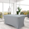 thumbnail image 2 of Elastic Tablecloth Decorative Close-fitted Unique Banquet Rectangular Table Cover, 2 of 5
