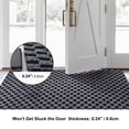 thumbnail image 3 of ANTPOP Runner Rug Outdoor Hallway Carpet Runners Non Slip Area Rugs Entrance Mat Indoor for Entryway Kitchen 2'x12',Checkred Gray, 3 of 7