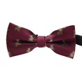 thumbnail image 1 of Men Colorful Pattern Formal Necktie Adult Wedding men Male Business Meeting Wedding Polyester Yarn Bowtie, 1 of 7