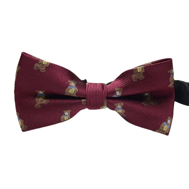 Men Colorful Pattern Formal Necktie Adult Wedding men Male Business Meeting Wedding Polyester Yarn Bowtie