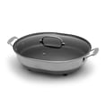 thumbnail image 2 of Cuisinart CSK-150 1500-Watt Oval Electric Skillet - Nonstick, Brushed Stainless, 2 of 5