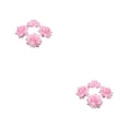 thumbnail image 1 of Decodeary 50pieces Low Maintenance Soft Texture Fabric For Albums And Decorations Realistic Appearance Fiber Wide Application Pink 4.5cm 2Set, 1 of 6