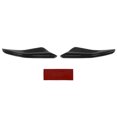 thumbnail image 2 of Bumper Spoiler, Front Bumper Canard Left Right Pair Weather Proof  Replacement For MK8 Standard 2021+ For Modification Glossy Black,Carbon Fiber Style, 2 of 8