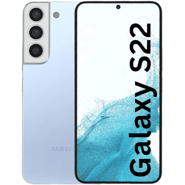Refurbished Samsung Galaxy S22 5G - 256GB – Sky Blue – 50MP Triple Rear & 10MP Front Camera - Fully Unlocked Smartphone - Fair Condition