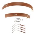 thumbnail image 1 of QualitChoice 2 Pcs/ensemble Garde-Boue Rétro Style Vintage Rabats de Boue pour Matériau Durable Fabriqué Robuste Frein Papillon 20 en Brun, 1 of 6
