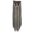 thumbnail image 1 of Hair Clips Clips for Hair Hair Extension Clips Real As Remy Fashion Hair Long Clip in Hair Extensions Full Head Straight Wig, 1 of 4