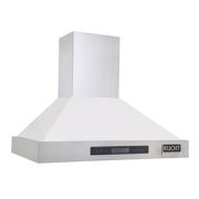 Kucht Professional 30 In. Wall Mounted Range Hood 900cfm In White