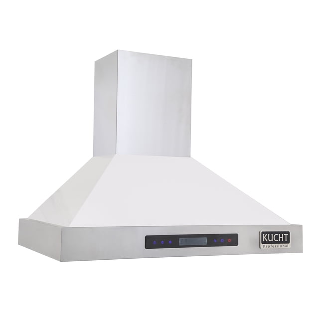 Kucht Professional 30 In. Wall Mounted Range Hood 900cfm In White