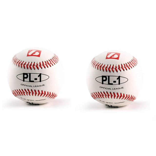 PL-1 Balle de baseball de match Élite Taille 9 Pouces, Blanche, 2 Pcs