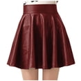 thumbnail image 2 of Jupe, Jupe Décontractée pour Filles Printemps et Été Unie Taille Haute pour Enfants, 2 of 4