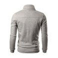 thumbnail image 3 of EGNMCR Jackets for Men Men's Fashion Color Matching Splicing Jacket Sweater Casual Jacket, 3 of 4