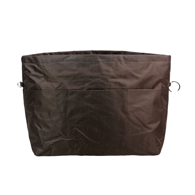 kurtrusly Stylish And Practical Expandable Purse Organiser Exquisite Workmanship Strong Waterproof Nylon Bag coffee 1 Pc