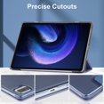 thumbnail image 3 of TBTIC Tablet Case for Xiaomi Mi Pad 6 6Pro Support Charging Auto Wake Up Cover Xiaomi Tablet Accessories Protective Shell Navy Blue MiPad 6 6Pro, 3 of 6