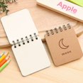thumbnail image 3 of homeholiday Weather Series Sofe Cover Portable 9.5x8.5cm Spiral Journey Notebook Wirebound Memo Notepad, 3 of 6