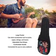 thumbnail image 4 of Ukulele Travel Case Thickened Ukulele Sponge Padded Bag with Adjustable Shoulder Strap for Ukulele Carrying, 4 of 7