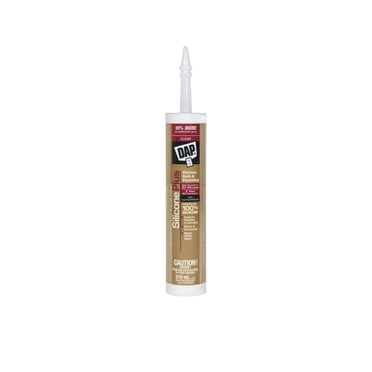 DAP Silicone Plus Premium Scellant de silicone et de cuisine de première qualité, 319ml, transparent