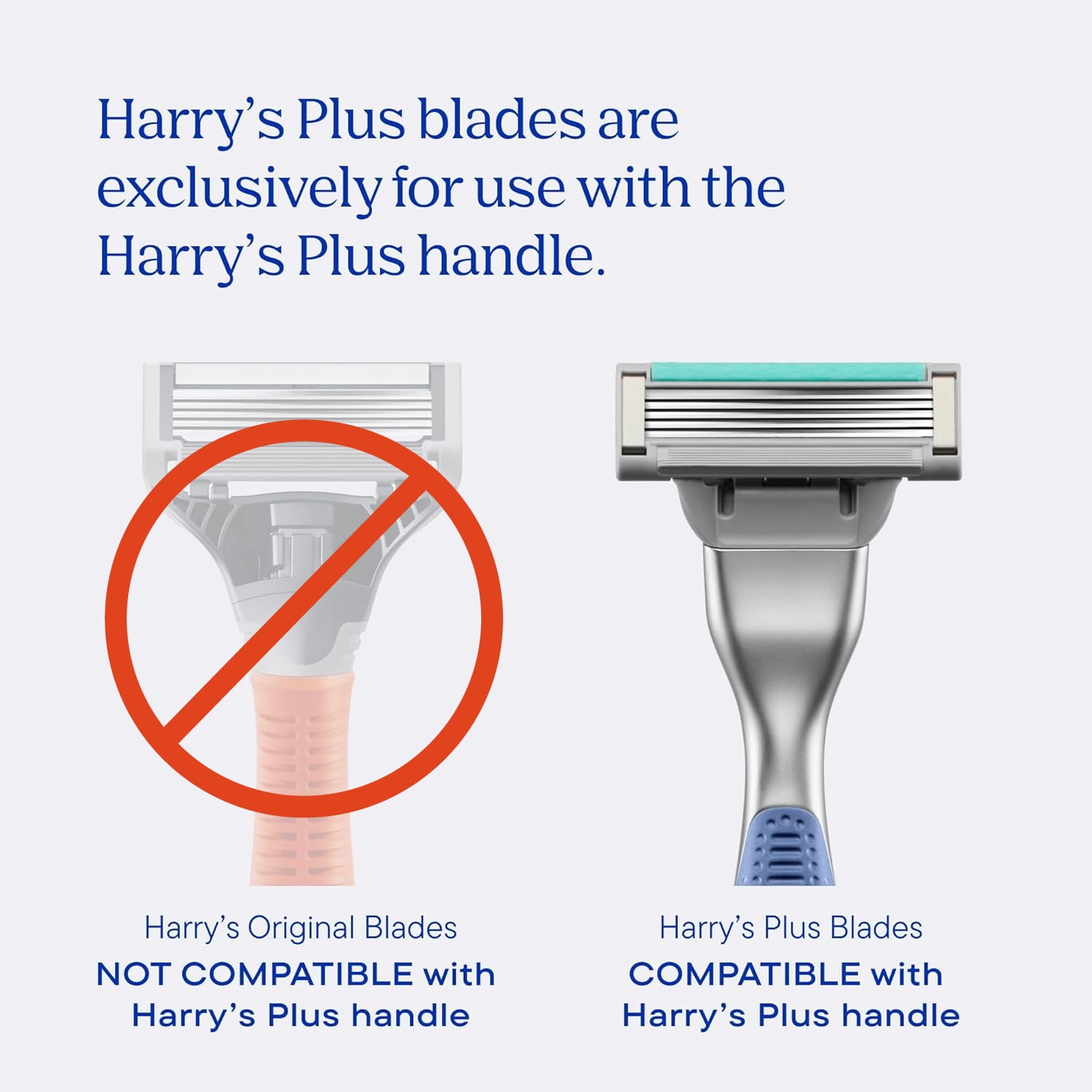 Rasoir pour hommes Harry's Plus avec 2 cartouches de rechange, Marée