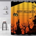 thumbnail image 1 of Shower Curtain Waterproof Quick Drying Decorative Fashionable Bathroom Bathing Curtain Halloween Decor Daily Use, 1 of 7