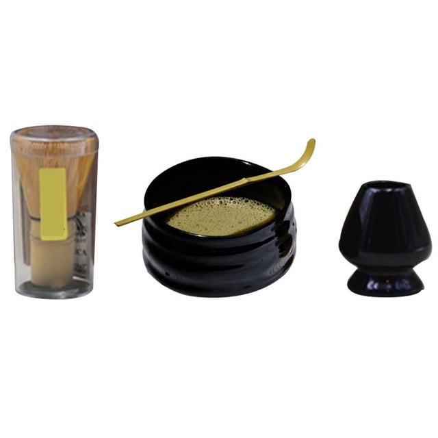 Matcha Tea Whisk Set Matcha Bowl Traditional Scoop Tea Brush Holder Kits Exquisite Durable Tea Ceremony Tools