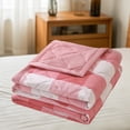 thumbnail image 4 of Deeceymbur Cotton Summer Quilt Washed Cool Blanket for Air Conditioning Lightweight Thin for Students Dormitory Home Use Embossed Pattern Style, 4 of 6