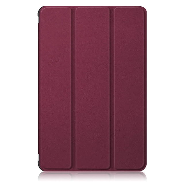 Étui Antichoc pour Samsung Galaxy tab s7 fe, Étui Pliable avec Support, Étui de Tablette pour Sam S8 Plus s7 Plus 12,4 Pouces S8 11 Pouces, Housse Rouge Vin tab S8 Plus 12,4 Pouces