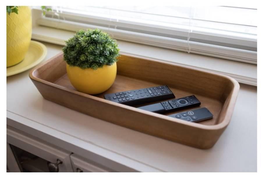 Better Homes & Gardens - Bol de service ovale en bois d'acacia, finition naturelle marron