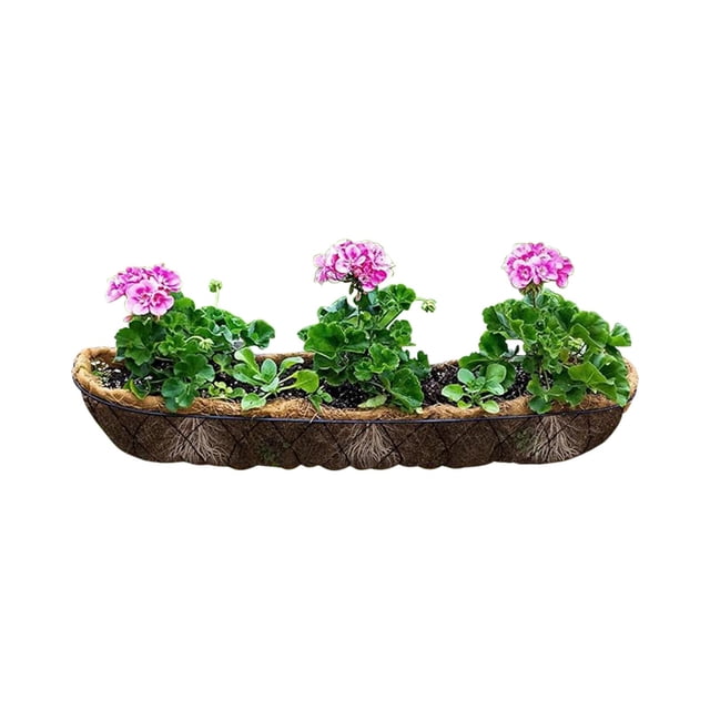 EGNMCR Tools&Home Improvement Cushion Groove Is Used For Window Box Flower Pots Is Used For Railing Suspension Fence Plant Flower Baskets And Fiber For a flowerpot