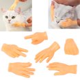 thumbnail image 3 of Finger Puppet, Silicone Tear  Portable Soft Elastic Tiny Hands  for Cat Massage, 3 of 8