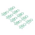 thumbnail image 3 of Clips de Papier en Forme, Processus de Galvanoplastie de Forme d'Arbre de Noël 100 Pcs Clips de Papier Mignons pour la Classification de Fichier, 3 of 8