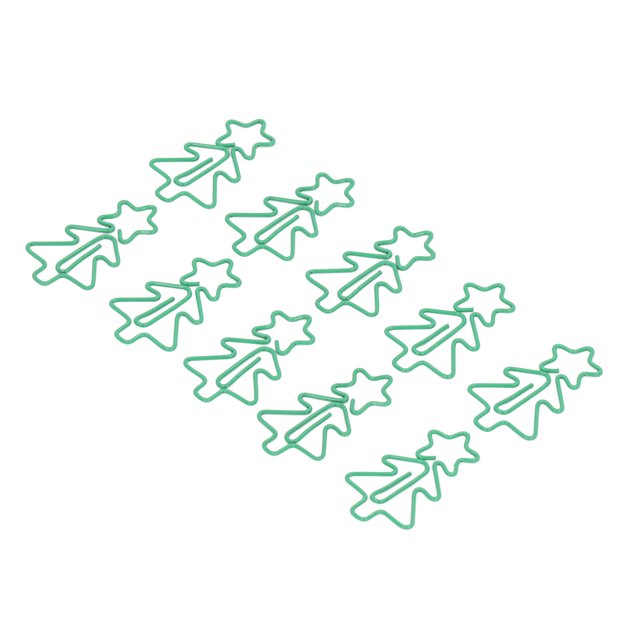 Pinces à Papier Mignonnes, Pinces à Papier en Forme Matériau Métallique Forme d'Arbre de Noël Lumière Portable pour Document