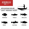 thumbnail image 2 of Zebco 1120136 33 Liège Comp 602M SC Combo avec Ligne Cajun - 10 Lb, 2 of 10