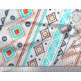 thumbnail image 3 of Soimoi Tissu Voile de Coton Aztec Géométrique Imprimé 1 Yard 56 Pouces de Large, 3 of 3