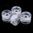 thumbnail image 4 of jinwen 4 Pcs Roues Lumineuses de 70 mm pour Planche à Roulettes Longboard Luisent la Nuit 78A Blanc, 4 of 9